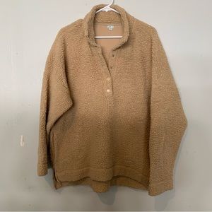 🆕 aerie Teddy Bear Sherpa Sweater